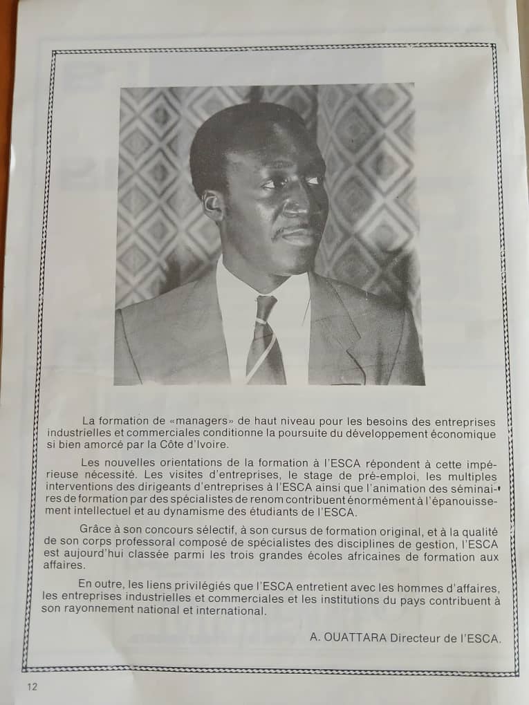 Histoire de l'ESCA